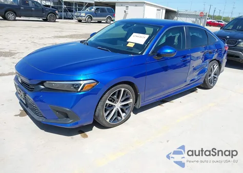 2022 Honda Civic Touring z USA, uszkodzony, nr VIN 2HGFE1F91NH302344